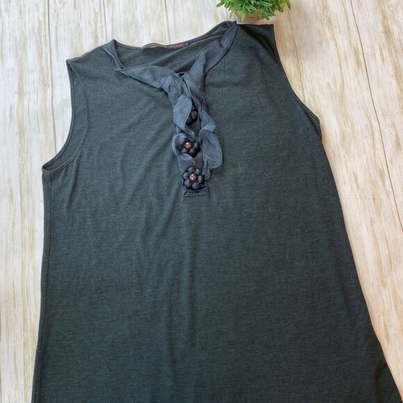 Development by Erica Davies Dark Gray Tank - Picture 9 of 16